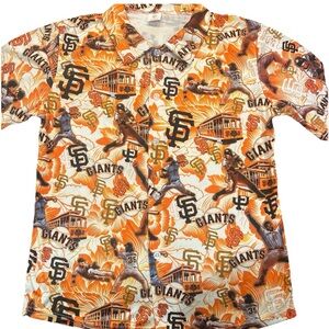 MLB San Francisco Giants Hawaiian Baseball Shirt